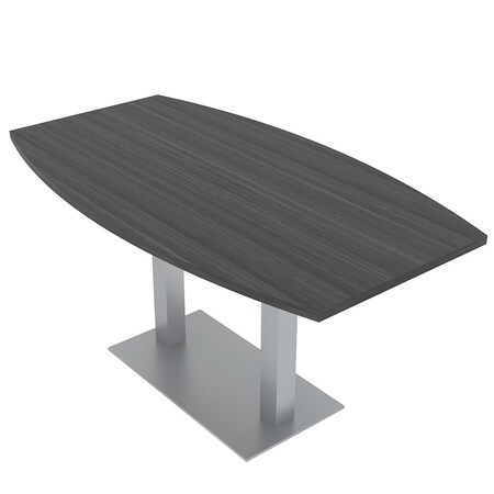 Skutchi Designs 33.5 in W, 59.5 in L, 29 in H, Engineered Wood Top, Grey HAR-BOT-34x60-DOU-ASIANNIGHT